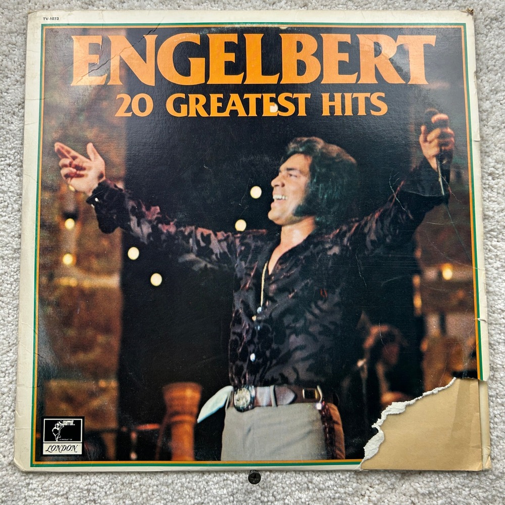 Engelbert Humperdinck 20 Greatest Hits Vinyl LP Black 70s Pop Retro Vintage